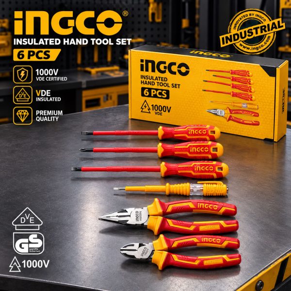 INGCO 6pcs Insulated Tools Set