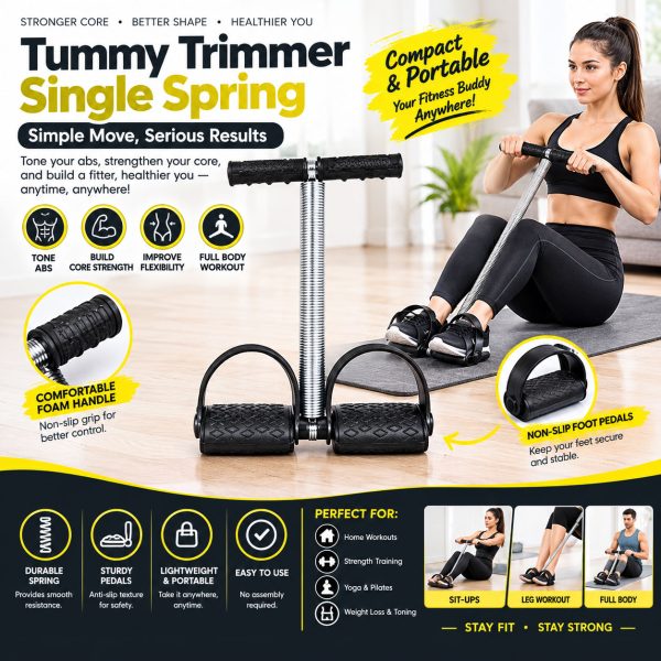 Tummy-Trimmer-Single-Spring Tummy Trimmer Single Spring