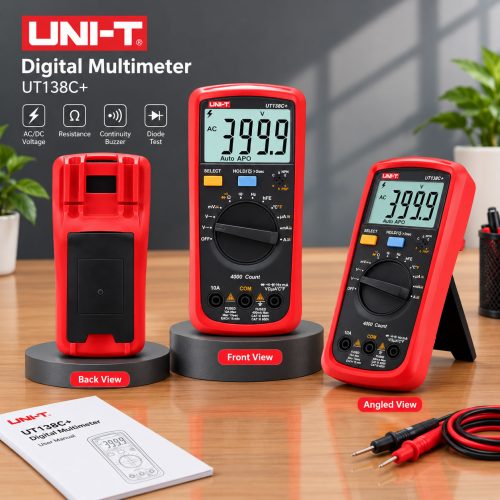 UNI-T-Digital-Multimeter-UT136C+-Voltage-Current-Temperature-Capacitance-Meter